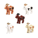 Animal Building Block Set - Farm & Zoo Collection with Goose, Pig, Shark & More