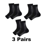 3-Pack Breathable Compression Socks for Men & Women - Sports & Everyday Wear
