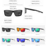 KDEAM Scratch-Resistant Polarized Sunglasses for Men – UV400 Protection, Integral Spring Hinges,
