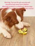 Bee-Shaped Plush Dog Toy – Interactive Chew & Dental Cleaning Toy