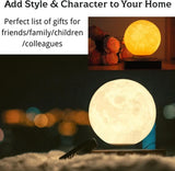 Magnetic Floating Moon Lamp with LED Light – Romantic Ambient Night Light