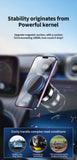 Car Magnetic Vacuum Adsorption Bracket – 360° Rotating Aluminum Alloy Phone Holder