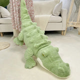 Soft Plush Alligator Cushion Pillow – Multiple Sizes