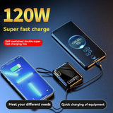 120W 50000mAh Portable Power Bank – Ultra-Fast Charging & High Capacity