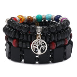 Adjustable Natural Wood Beaded Bracelet – Casual & Sporty Style for Women