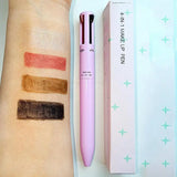 4-in-1 Waterproof Makeup Pen - Eyebrow Pencil, Lip Liner, Eyeliner & Highlighter