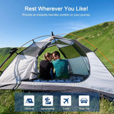 Inflatable Waterproof Camping Mattress with Built-In Pump