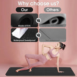 EVA Yoga Mat 4mm Thick – Non-Slip, Lightweight & Durable Exercise Mat for Home, Gym & Pilates