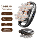 16-Head Full Body Massage Gun for Muscle Recovery and Pain Relief