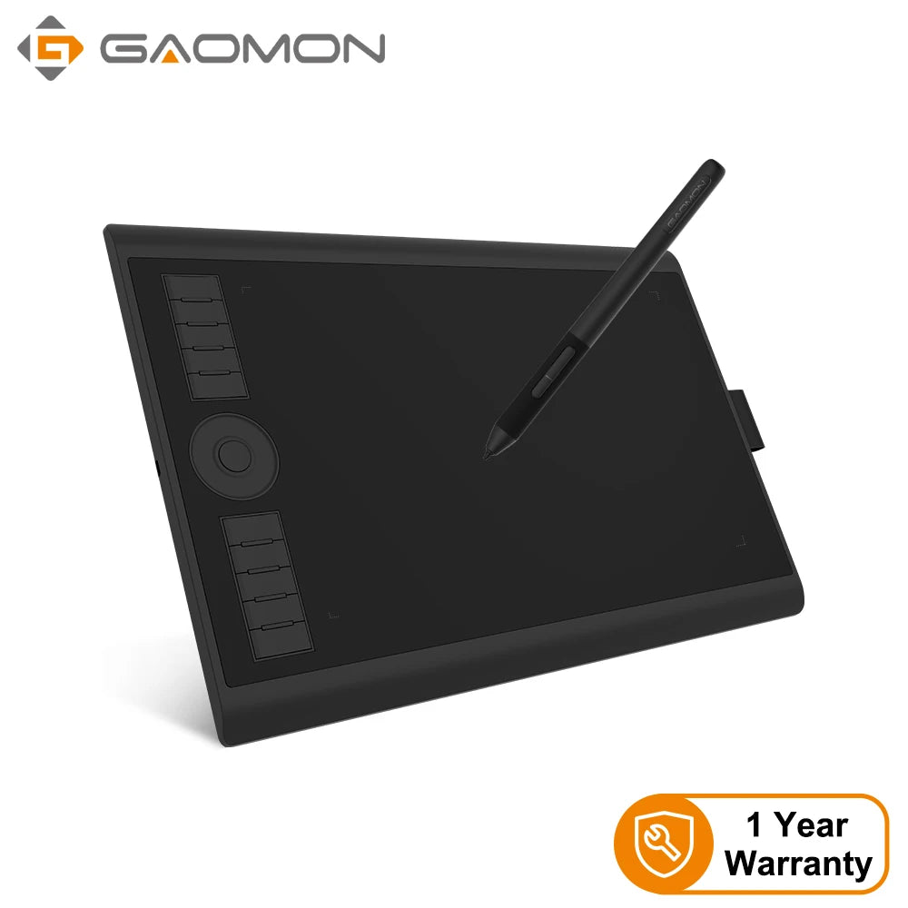 Digital Drawing Tablet with Stylus & Shortcut Keys – 10.1” Pen Tablet for Windows, Mac & Android