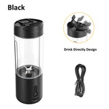 Mini licuadora portátil, exprimidor eléctrico de frutas, licuadora de jugo fresco de naranja, licuadora portátil recargable multifunción
