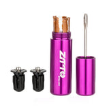 Portable Tubeless Bike Tire Repair Tool with Plugs