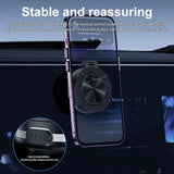 360° Rotatable Magnetic Car Phone Holder with Intelligent Vacuum Suction