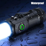 Mini Tactical LED Flashlight – USB Rechargeable, Magnetic Base, High-Power Torch for Camping, Emergency, and Everyday Use