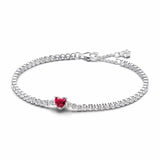Elegant 925 Sterling Silver Tourmaline Bracelet for Women