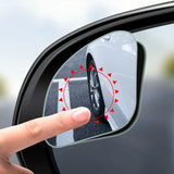 360° Frameless Blind Spot Mirror – Wide-Angle Auxiliary Rearview for Safe Parking & Reversing