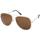 Classic Pilot Sunglasses for Men – Vintage Metal Frame UV400 Driving Shades