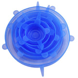 Reusable Silicone Stretch Lids – Airtight Food Covers for Bowls & Containers (6-Piece Set)