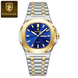 Men's Luxury Military Watch – Stainless Steel, Waterproof, Luminous, Date & Week Display