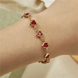 Pulsera de cadena de cuerda de aleación de zinc de moda: joyería elegante y encantadora para mujeres