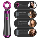 5-in-1 Multifunctional Hair Dryer Brush – Hot Air Styler, Curler & Straightener with Negative Ion Technology
