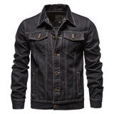 Men’s Hooded Denim Jacket – Casual Cotton Outerwear for All Seasons