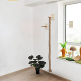 Wall-Mounted Wooden Cat Shelf – Space-Saving Cat Climbing Furniture