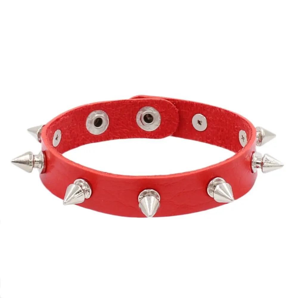 Unisex Studded Leather Chain Bracelet – Bold, Stylish, and Uniquely You