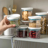 Recipiente hermético para almacenar alimentos: organizador de cocina de plástico sin BPA