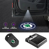 Skoda LED Door Projector Lights - HD Welcome Logo Lights for Octavia, Kodiaq, Superb & More
