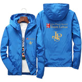 Men’s Lightweight Printed Windbreaker – Casual Hooded Spring & Autumn Jacket