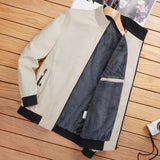 Men's Winter Bomber Jacket – Slim Fit Pilot Coat with Fleece Lining
