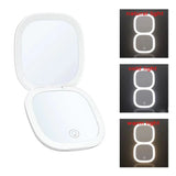 5X/10X Magnifying LED Makeup Mirror – Portable Folding Mirror with Light for Travel