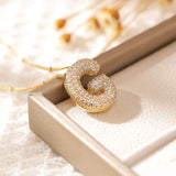 Letter Pendant Necklace for Women – Mood & Sleep Tracker Fashion Jewelry for Office & Career