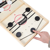 Portable Wooden Finger Flick Board Game