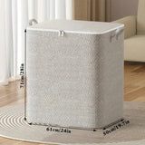 Large Capacity Storage Bags – Zippered Non-Woven Organizers for Clothes & Toys