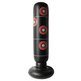 Inflatable Punching Bag for Adults & Kids - 160cm PVC Kickboxing Training Bag