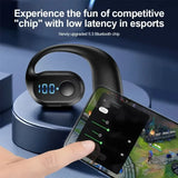 Auriculares Bluetooth 5.3 TWS inalámbricos con gancho para la oreja, auriculares estéreo de alta fidelidad con reducción de ruido, auriculares impermeables para Huawei Xiami