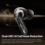 Auriculares inalámbricos SoundPEATS T3 Pro ANC: graves profundos, cancelación de ruido ENC y Bluetooth 5.4 