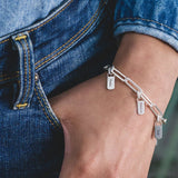 Custom Name Stainless Steel Bracelet - Personalized Nameplate Jewelry for Women