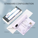 Professional Handheld UV Nail Lamp - 2W Dual Wavelength 365nm/395nm Gel Dryer