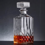Decantador de whisky novedoso: botella de vidrio sin plomo para licor, whisky escocés y bourbon