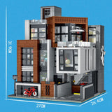 Modern Villa Architecture Building Set - Modular City Street View Blocks for Adults & Teens