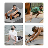 Extra Long Non-Slip Yoga Mat for Tall Men & Women – TPE 6mm Thick Exercise Mat for Home Workouts, Pilates & Stretching