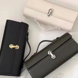 Women’s Genuine Leather Savette-Style Tote – Luxury Baguette Handbag for Everyday Elegance