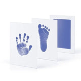 Newborn Baby Hand and Footprint Keepsake Kit – Inkless Print Pad with Imprint Cards
