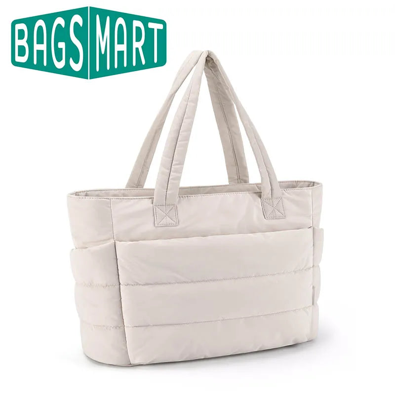 Trendy Puffer Tote Bag – Versatile & Stylish Bag for Women