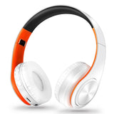 Luxury Gold Bluetooth Headphones with 20H Playtime & HiFi Sound - Wireless/Wired