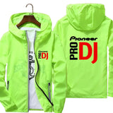 Pioneer Pro DJ Windbreaker Jacket – Reflective Flight Bomber with Sun Protection