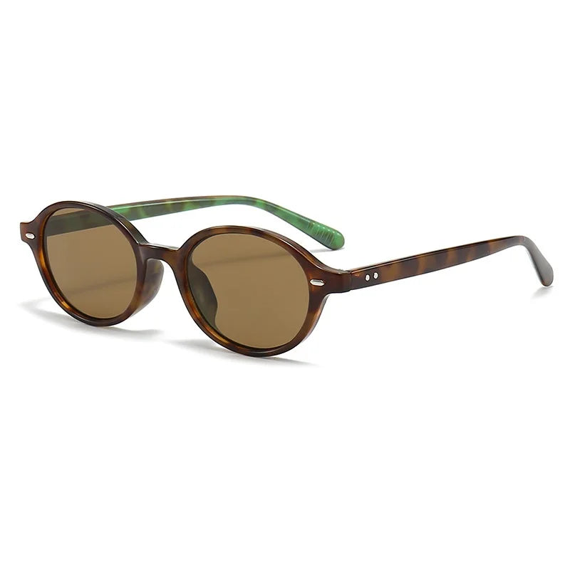 Retro Small Oval Sunglasses – Luxury UV400 Fashion Shades for Men & Women